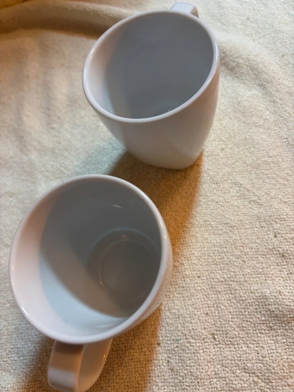 VINTAGE IKEA 365+ Susan Pryke White Coffee Mugs (Set of 2)